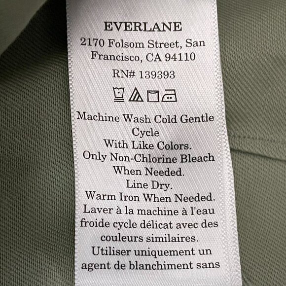 NEW Everlane The Double Breasted Blazer in Buttersmooth Womens 4 Seagrass Green - Picture 12 of 13